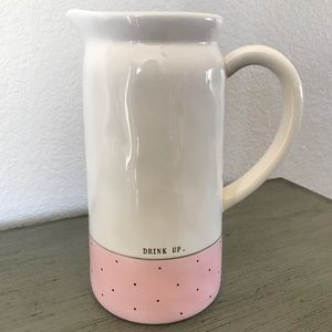 Rae Dunn Other - Rae Dunn ceramic pitcher! Drink Up! Rae Dunn Other - Rae Dunn ceramic pitcher! Drink Up!